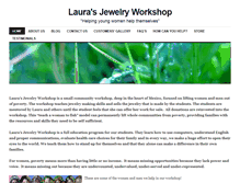 Tablet Screenshot of laurasjewelryworkshop.com